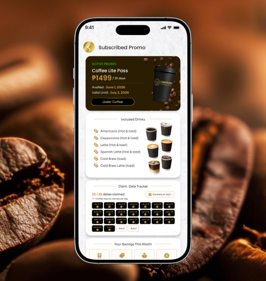 Coffee Lite Pass (₱1,499)