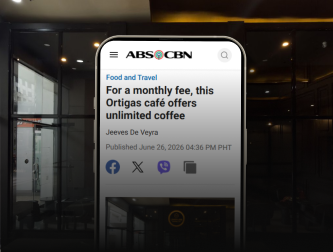 Limitless Coffee & Co. Featured on ABS-CBN: Bringing Unlimited Coffee to Ortigas