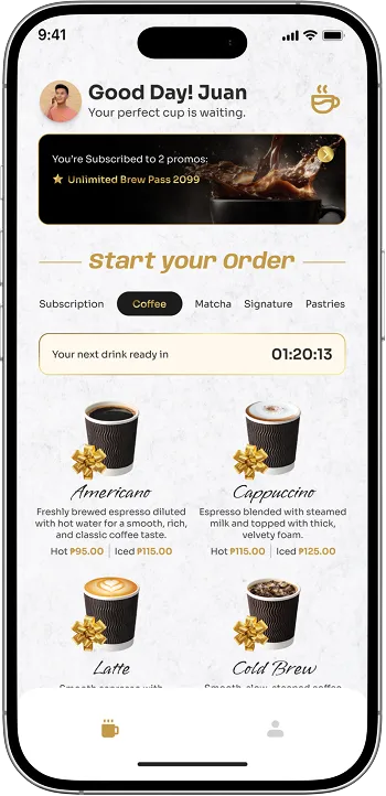 Limitless App Mockup - Mobile Size